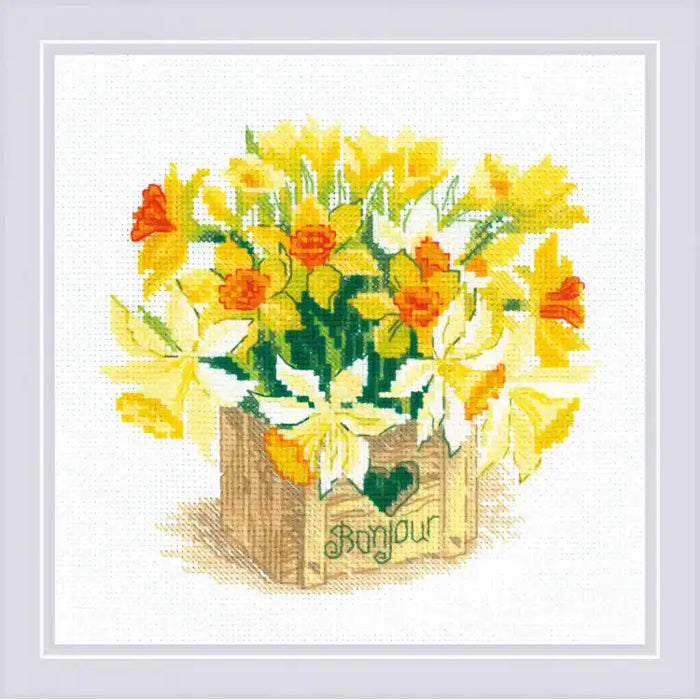 Cross Stitch Kit Riolis - BONJOUR SR1825