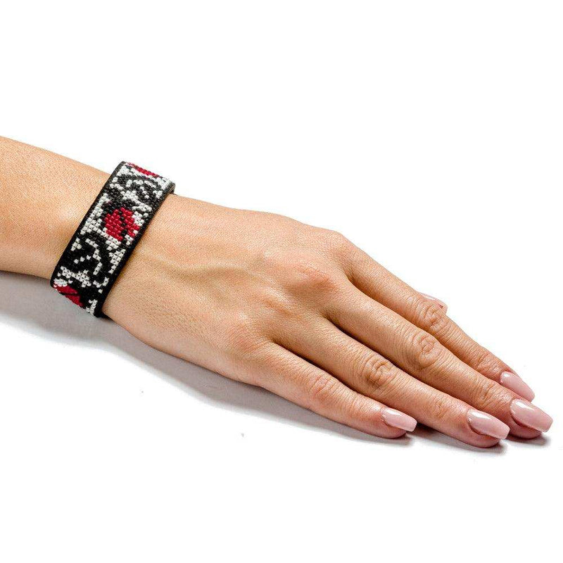 Bracelet Needlecraft Kit - Cross Stitch Kits on Leather Wonderland Crafts Bracelet Kits - HobbyJobby