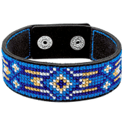 Bracelet Needlecraft Kit - Cross Stitch Kits on Leather Wonderland Crafts Bracelet Kits - HobbyJobby