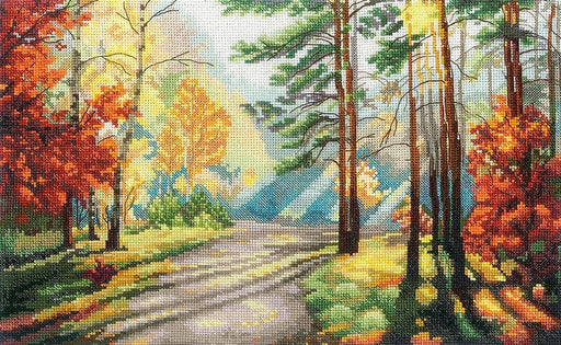 Cross Stitch Kit Andriana - Colors of forest, C-51 Andriana Cross Stitch Kits - HobbyJobby