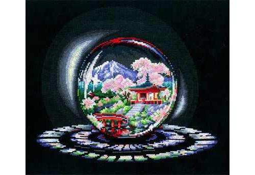 Cross Stitch Kit Andriana - Spheres of wishes Spring caprise, S-04 Andriana Cross Stitch Kits - HobbyJobby