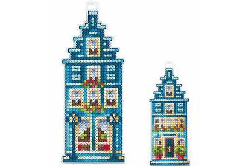Cross Stitch Kit Andriana - Turquoise house, H-15 Andriana Cross Stitch Toys - HobbyJobby