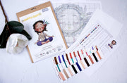 Cross Stitch Kit HobbyJobby - Meditation HobbyJobby Cross Stitch Kits - HobbyJobby