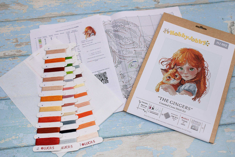 Cross Stitch Kit HobbyJobby - The Gingers Cross Stitch Kits - HobbyJobby
