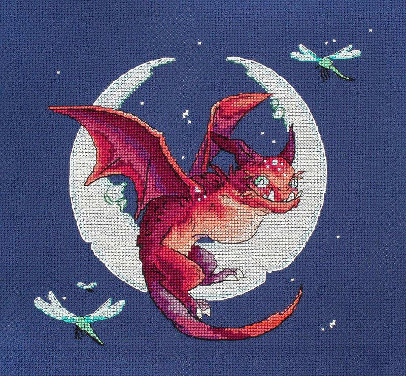Cross Stitch Kit LETISTITCH - Dragon, L8800 Cross Stitch Kits - HobbyJobby