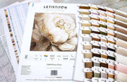 Cross Stitch Kit LETISTITCH - Peony Poses, L8083 LetiStitch Cross Stitch Kits - HobbyJobby