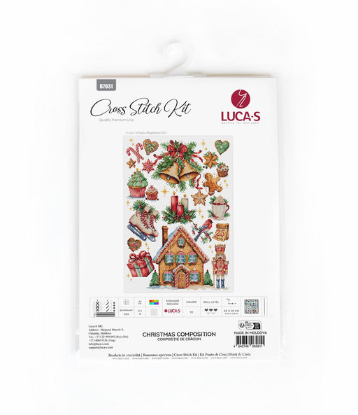 Cross Stitch Kit Luca-S -Christmas Composition, B7031 Luca-S Cross Stitch Kits - HobbyJobby