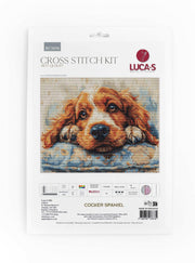 Cross Stitch Kit Luca-S - Cocker Spaniel, BU5058 Luca-S Cross Stitch Kits - HobbyJobby