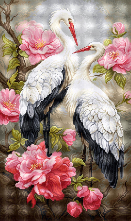 Cross Stitch Kit Luca-S - Guests of Spring, BU5042 Luca-S Cross Stitch Kits - HobbyJobby