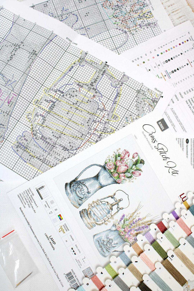Cross Stitch Kit Luca-S - Lamp, B7005