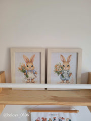 Cross Stitch Kit Luca-S - The Happy Bunny, B1410 Luca-S Cross Stitch Kits - HobbyJobby