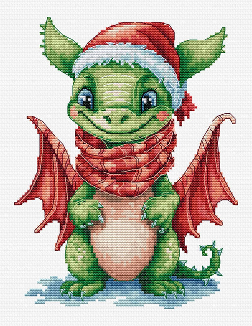 Cross Stitch Kit Luca-S - The Happy Dragon, B1406 Cross Stitch Kits - HobbyJobby