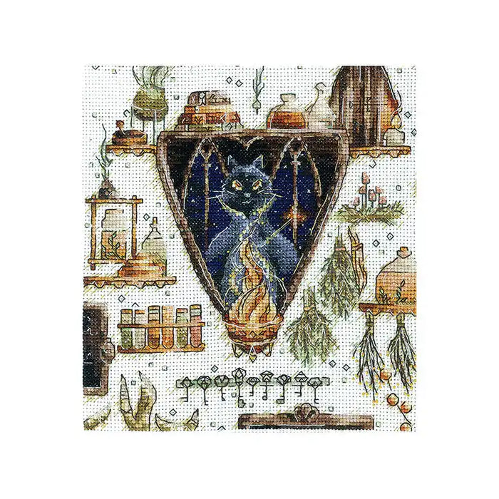 Cross Stitch Kit Andriana - "MAGICAL BEASTS. CAT" SANV-52