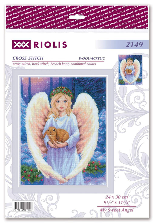 Cross Stitch Kit Riolis - 2149, My Sweet Angel Cross Stitch Kits - HobbyJobby