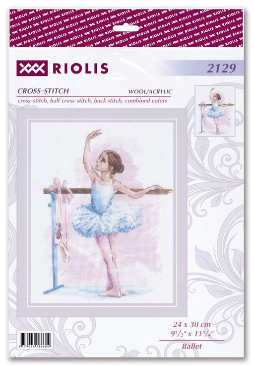 Cross Stitch Kit Riolis - Ballet, 2129 Cross Stitch Kits - HobbyJobby