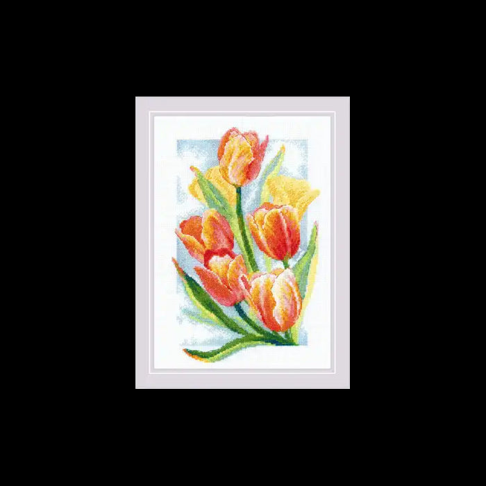 Kreuzstichset Riolis – „Frühlingsglanz. Tulpen“ 21 x 30 SR2191