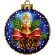 Cross Stitch Kit with Beads on Wood - Toys Needlecraft on Wood Wonderland Crafts Wooden Kits - HobbyJobby
