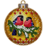 Cross Stitch Kit with Beads on Wood - Toys Needlecraft on Wood Wonderland Crafts Wooden Kits - HobbyJobby