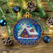 Cross Stitch Kit with Beads on Wood Wonderland Crafts Wooden Kits - HobbyJobby