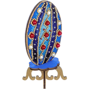 Cross Stitch Kit with Beads on Wood Wonderland Crafts Wooden Kits - HobbyJobby