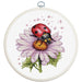 Cross Stitch Kit with Hoop Included Luca-S - Field Flower, BC231 Cross Stitch Kits - HobbyJobby