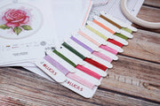 Cross Stitch Kit with Hoop Included Luca-S - Rose Aroma, BC105 Luca-S Cross Stitch Kits - HobbyJobby