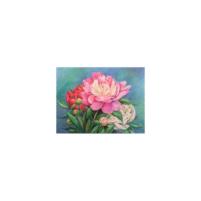 Diamond Painting Kit - BOUQUET OF PEONIES 40*30 CM AZ-1313