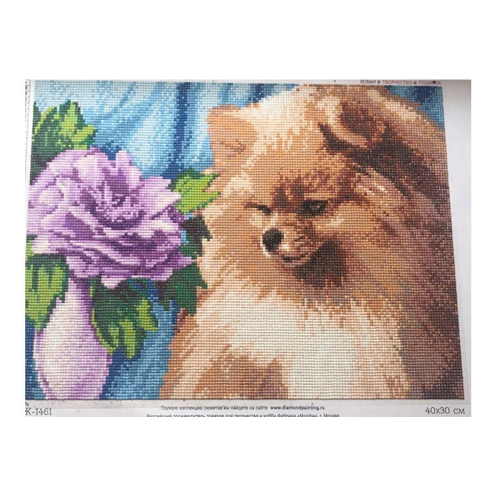 Diamond Painting Kit - POMERANIAN 40_30 CM AZ-1461
