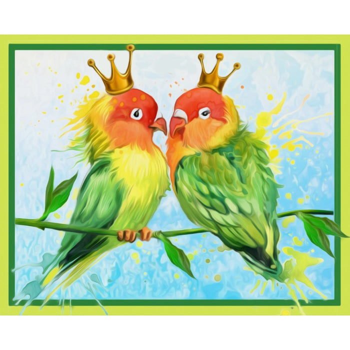 Diamond Painting Kit - INSEPARABLES 30_24 CM AZ-1471