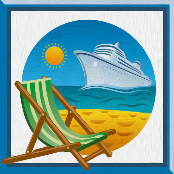 Diamond Painting Kit - LONG WAITING VESSEL 20_20 CM AZ-1485