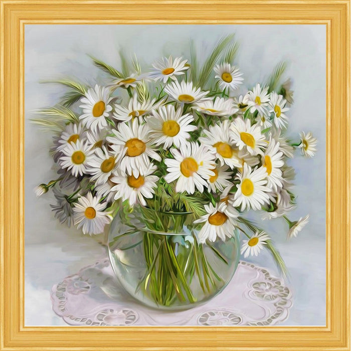 Diamond Painting Kit - MORNING CHAMOMILES 40_40 CM AZ-1511