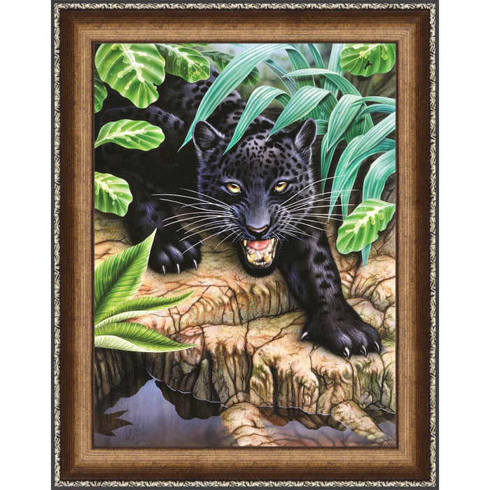 Diamond Painting Kit - BLACK PANTHER 30_40 CM AZ-1522