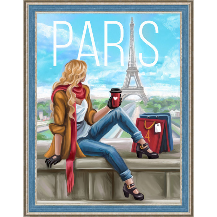 Diamond Painting Kit - MORNING IN PARIS SIZE: 30_40 CM AZ-1575