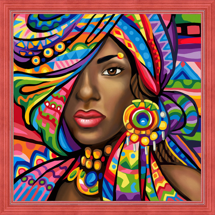 Diamond Painting Kit - GHANA 40_40 CM AZ-1589