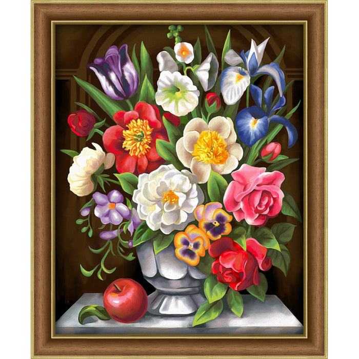 Diamond Painting Kit - FLOWERS 40_50 CM AZ-1604