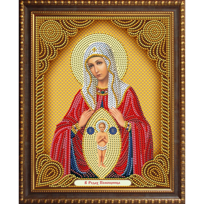 Diamond Painting Kit - ICON MOTHER OF GOD SUCCOR IN TRAVAIL 22X28 CM AZ-5054