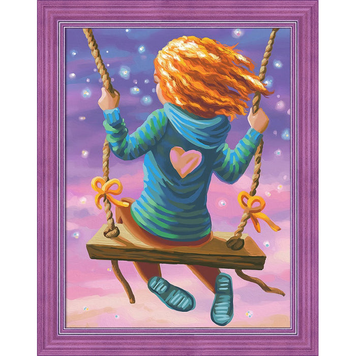 Diamond Painting Kit - FLYING GIRL 40_30 CM AZ-1613