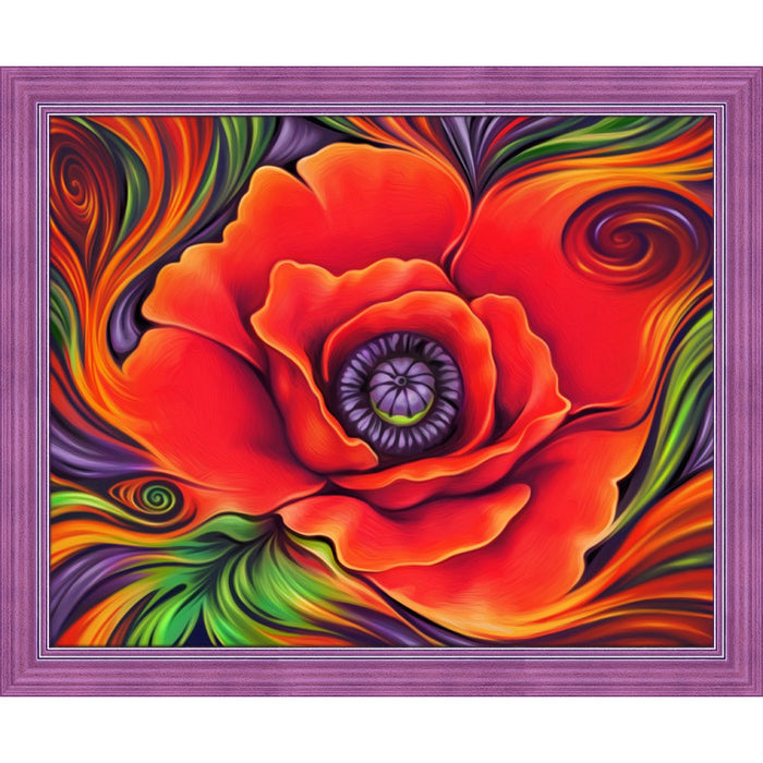 Diamond Painting Kit - POPPIE 50_40CM AZ-1616