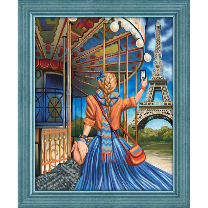 Diamond Painting Kit - FOLLOW ME PARIS 50_40 CM AZ-1631