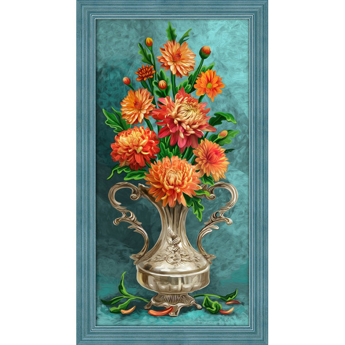 Diamond Painting Kit - FLOWERS 30_60 CM AZ-1633
