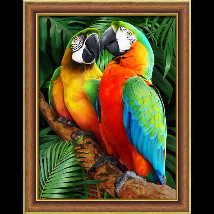 Diamond Painting Kit - ARA IN THE JUNGLE 30*40 CM AM1791