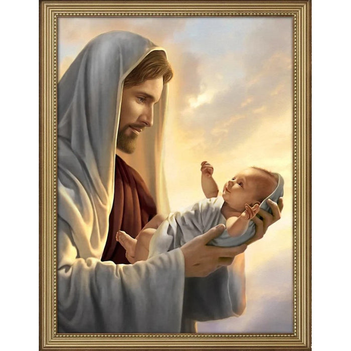Diamond Painting Kit - GOD'S BLESSING 30*40 CM AM4111