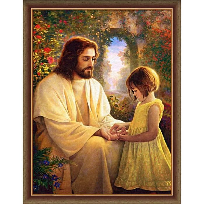 Diamond Painting Kit - CONVERSATION WITH GOD 30*40 CM AM4113