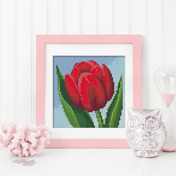 Diamond Painting Kit - TULIP 15_15 CM AZ-1634