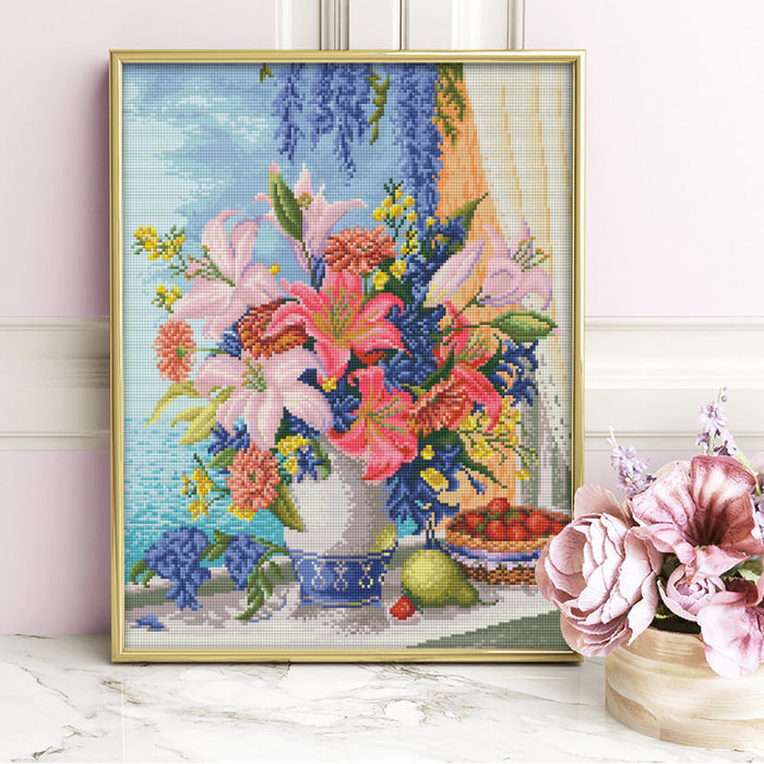 Diamond Painting Kit - LILAC BOUQUET 40_50 CM AZ-1648