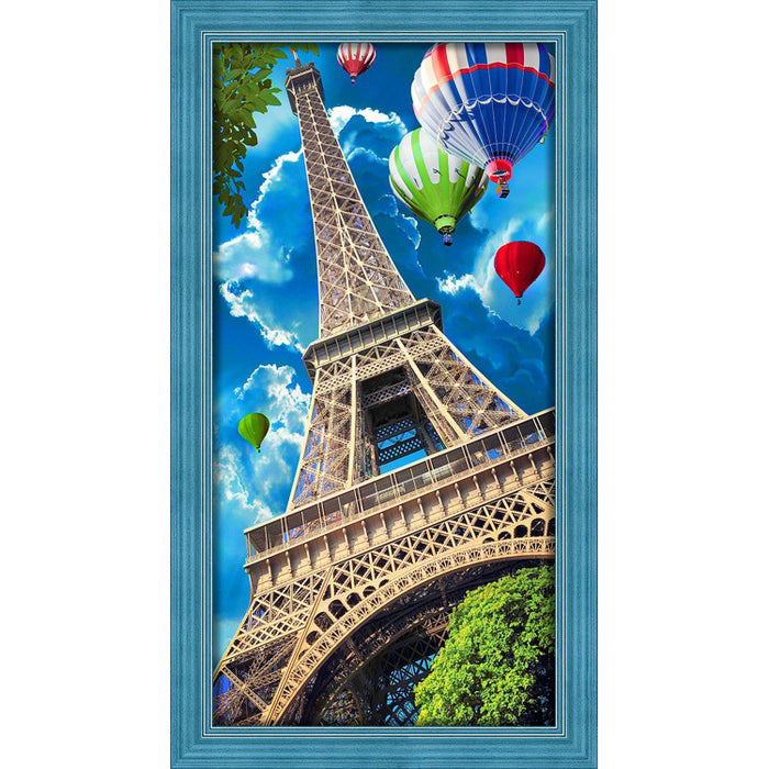 Diamond Painting Kit - SKY OVER PARIS 30X60 CM AZ-1708