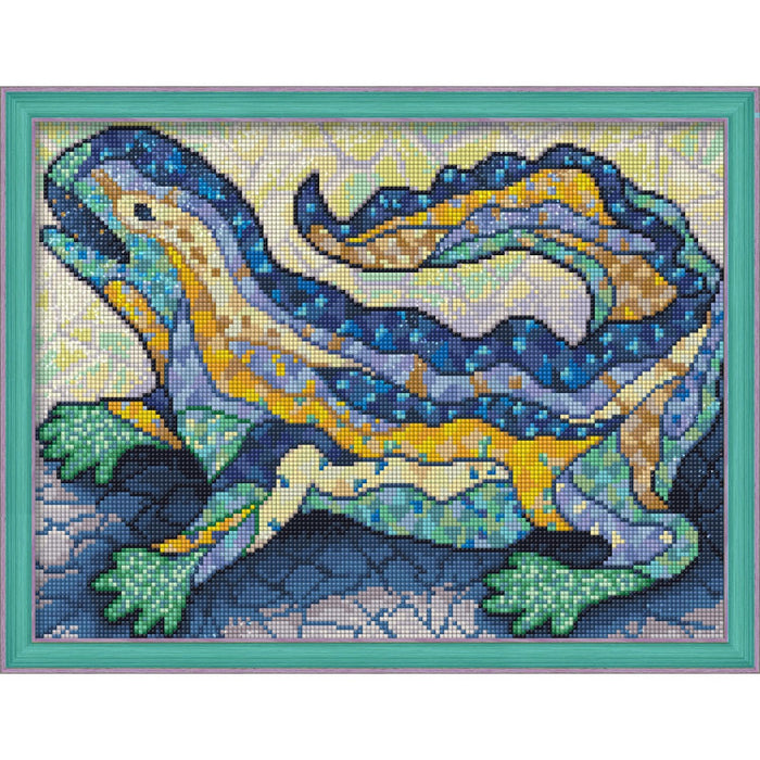 Diamond Painting Kit - GAUDI-STYLE LIZARD 40X30 CM AZ-1748