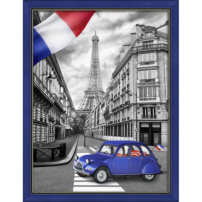 Diamond Painting Kit - PARIS STREET 30X40 CM AZ-1750