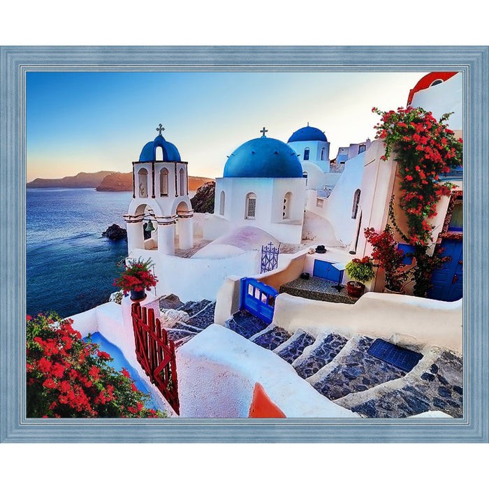 Diamond Painting Kit - SANTORINI EVENING 50X40 CM AZ-1803
