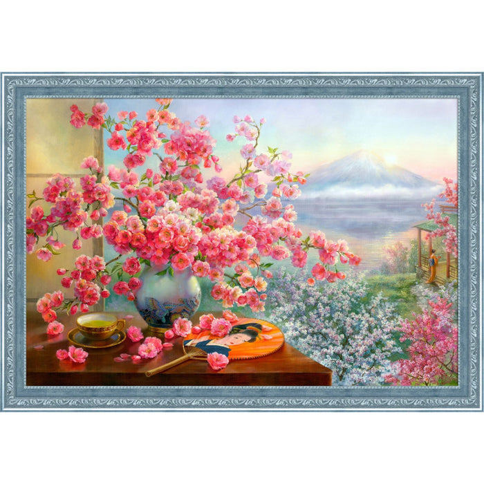 Diamond Painting Kit - SAKURA BOUQUET 60X40 CM AZ-1823